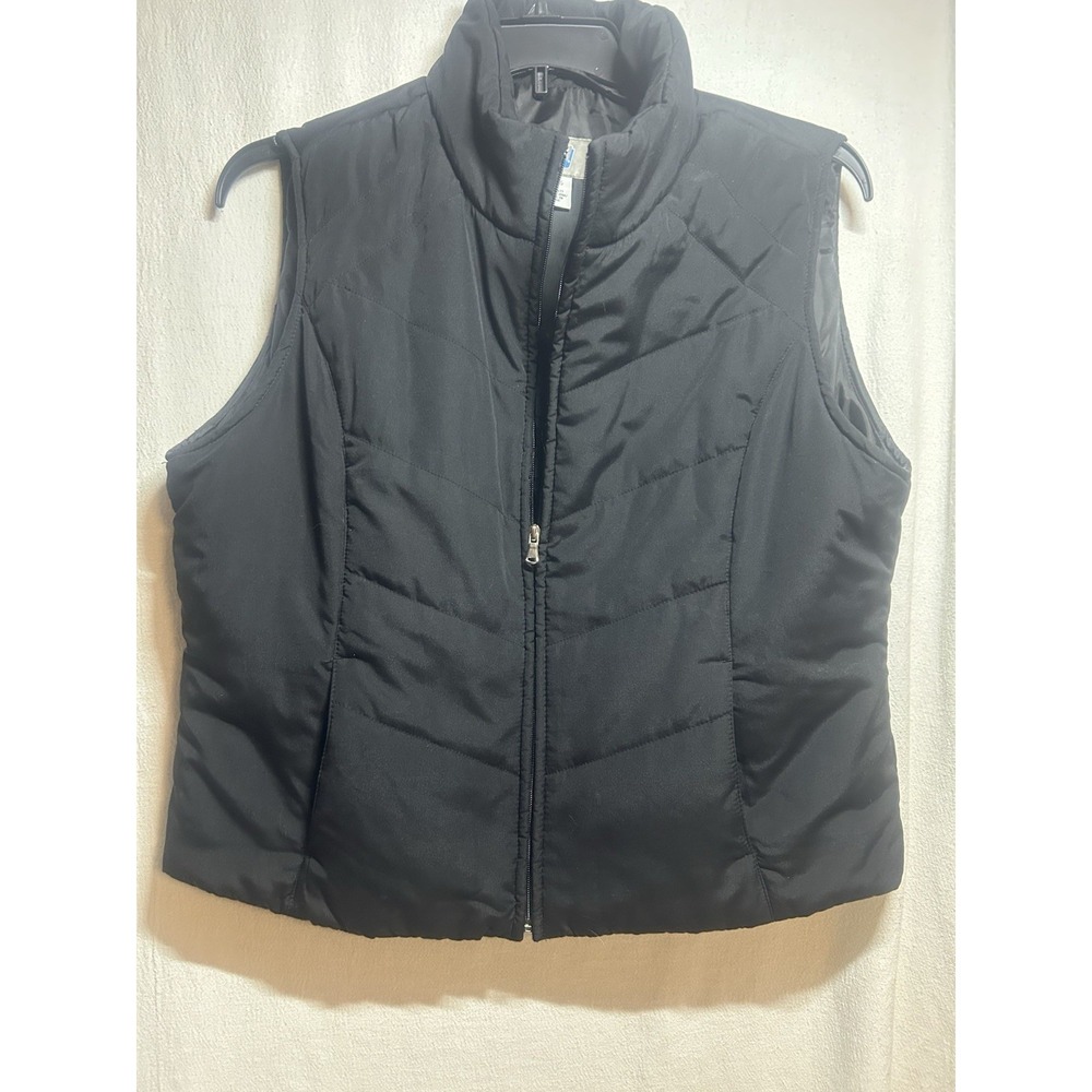 SB Active Women's Vest Black Size XL Collared with Pockets